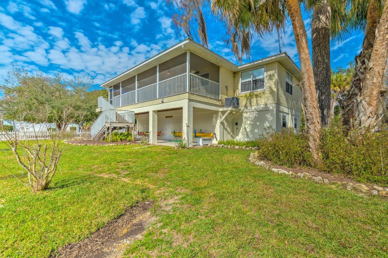 Withlacoochee River House With Dock And Kayaks! Yankeetown Eksteriør billede