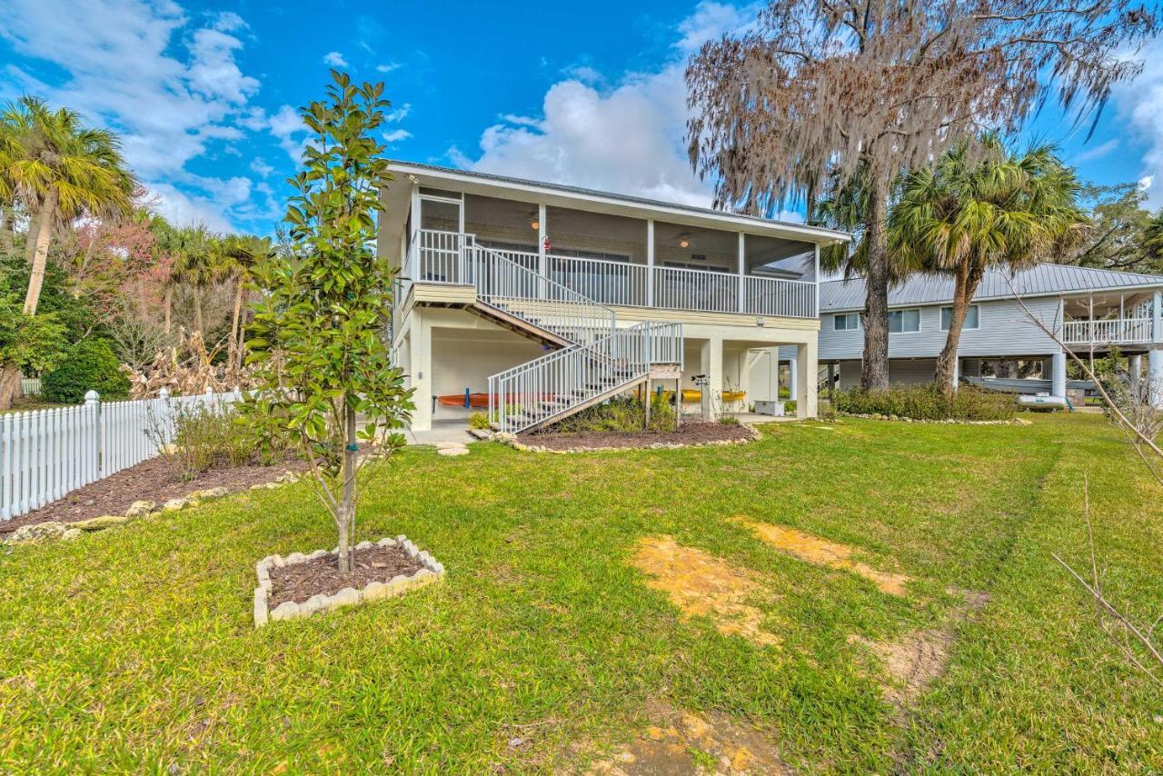 Withlacoochee River House With Dock And Kayaks! Yankeetown Eksteriør billede