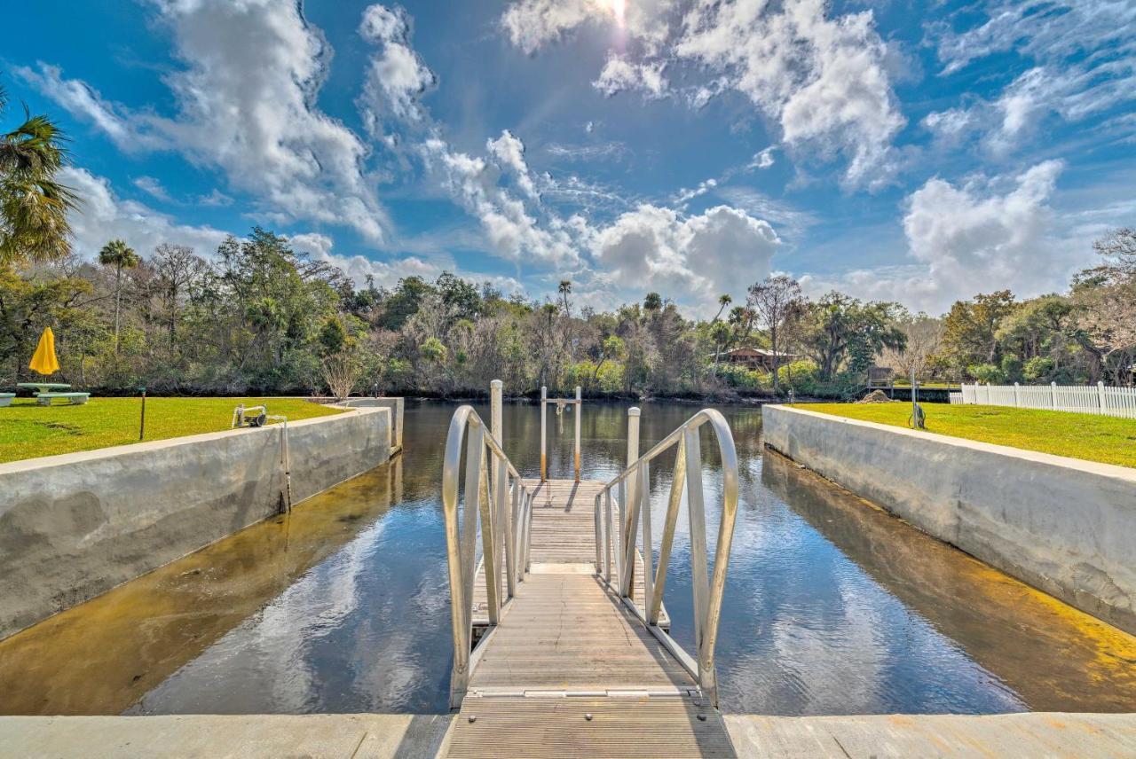 Withlacoochee River House With Dock And Kayaks! Yankeetown Eksteriør billede